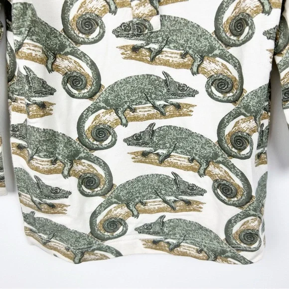 Kate Quinn The Woods Lizard Print Toddler Long Sleeve NWT - Picture 4 of 7